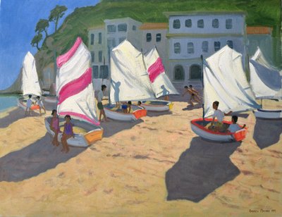 Zeilboten, Costa Brava, 1999 door Andrew Macara